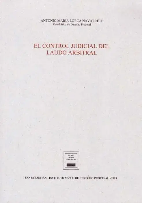 El control judicial del laudo arbitral