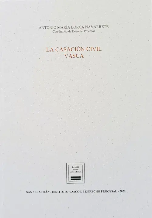 La casación civil vasca